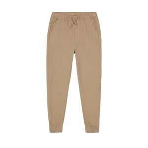 NWT Nautica Boys School Uniform Tapered Performance Stretch Joggers Pants Khaki